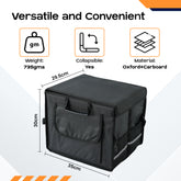 Carbinic multi-compartment car organizer - stylish black